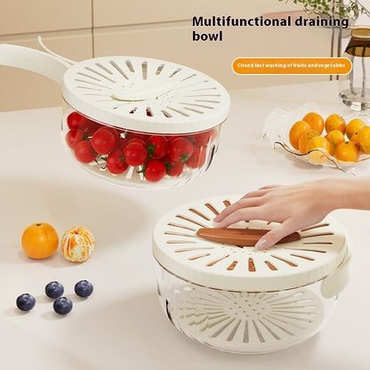 Fruit / Vegetable Colander with Foldable Handle