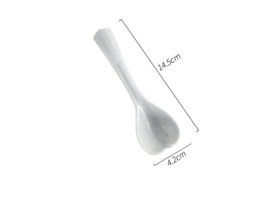  Love-shaped Ceramic Spoon