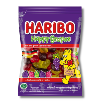 Halal Haribo Sweets Grapes Front