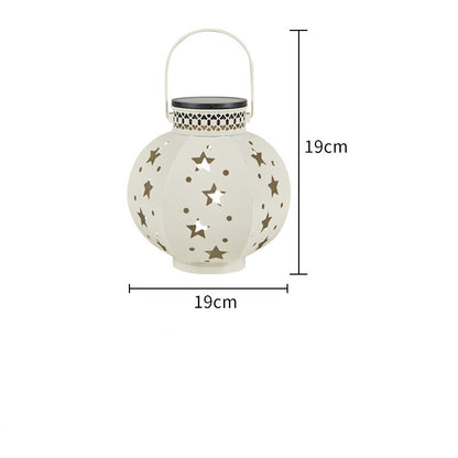 Solar Garden Light Night Lamp Beige