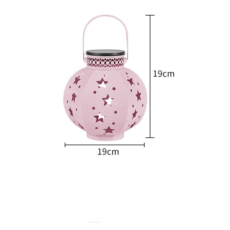 Solar Garden Light Night Lamp Pink