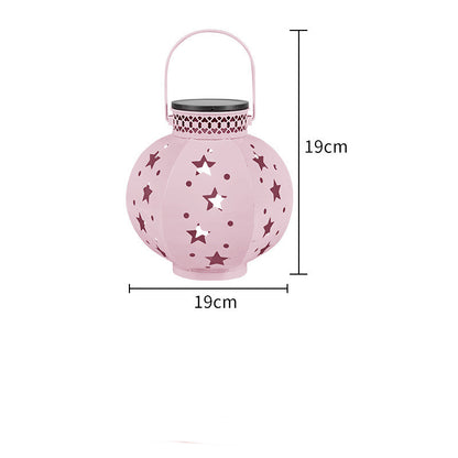 Solar Garden Light Night Lamp Pink