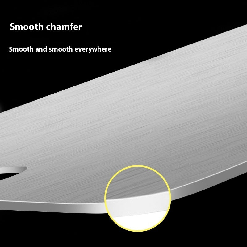 Stainless Steel Chopping Board chamfer