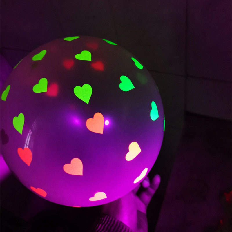 Candy Coloured Fluorescent Polka Dot Balloons