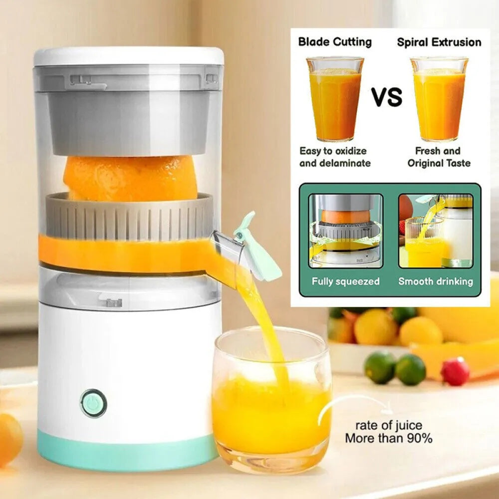 Portable Electric Citrus Juicer: Squeeze Fresh Fruit Juice Anywhere