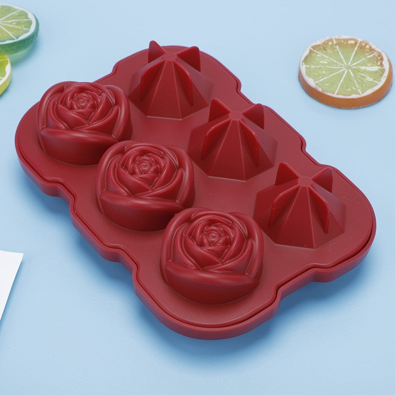  Diamond Rose Ice Tray 5